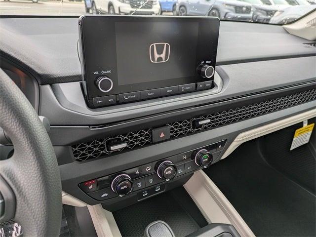 new 2025 Honda Accord car, priced at $32,110