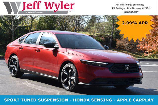 new 2025 Honda Accord Hybrid car, priced at $33,755