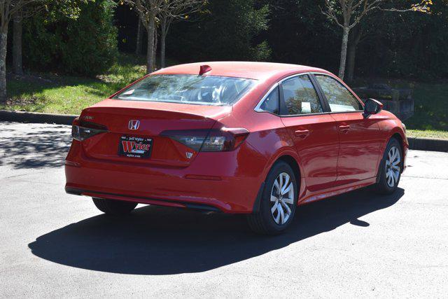 new 2025 Honda Civic car, priced at $25,300
