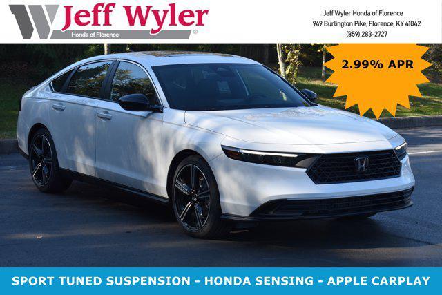 new 2025 Honda Accord Hybrid car, priced at $33,755