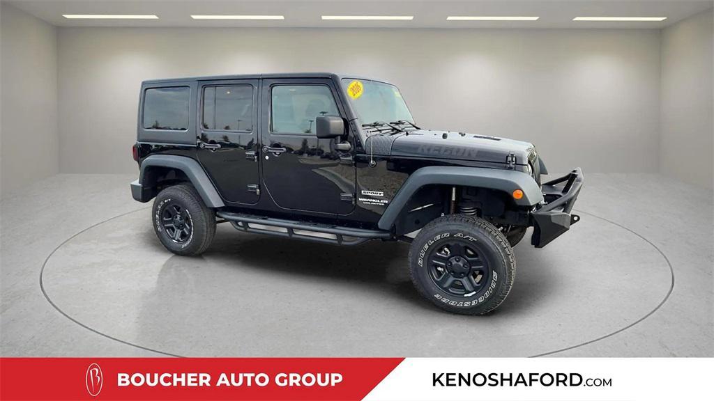 used 2016 Jeep Wrangler Unlimited car, priced at $14,661