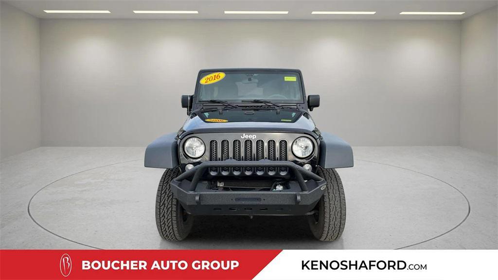 used 2016 Jeep Wrangler Unlimited car, priced at $14,661