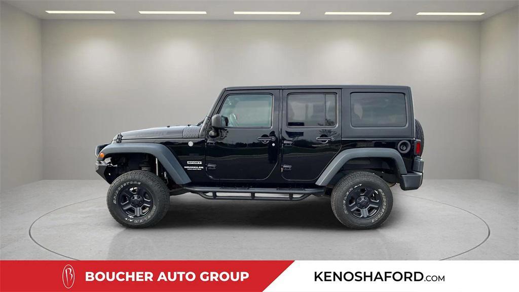 used 2016 Jeep Wrangler Unlimited car, priced at $14,661