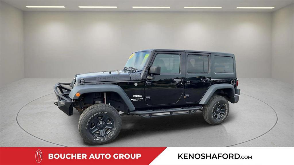 used 2016 Jeep Wrangler Unlimited car, priced at $14,661