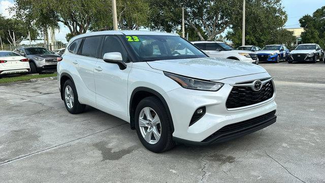 used 2023 Toyota Highlander car, priced at $34,000