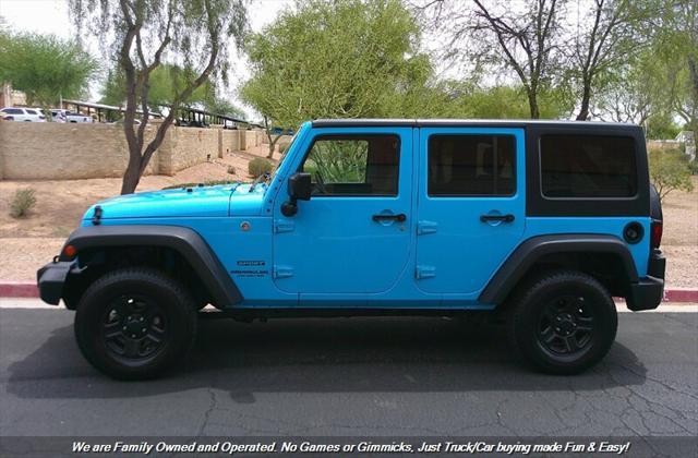 used 2017 Jeep Wrangler Unlimited car, priced at $19,995