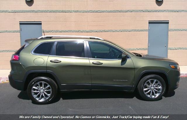 used 2021 Jeep Cherokee car, priced at $17,995