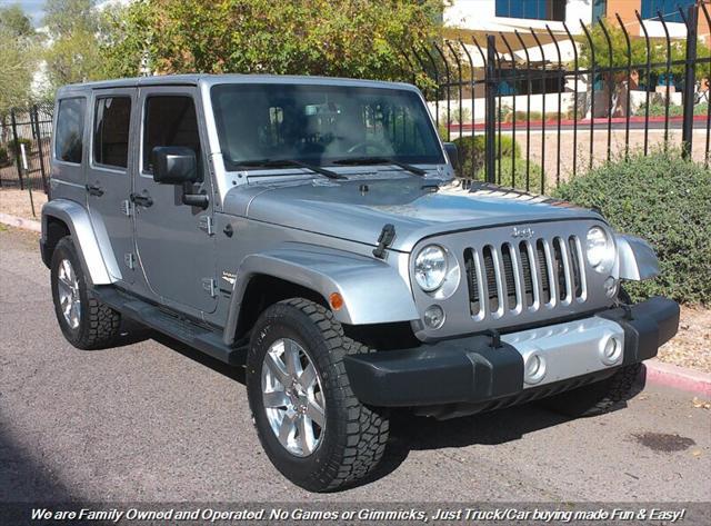 used 2015 Jeep Wrangler Unlimited car, priced at $21,995
