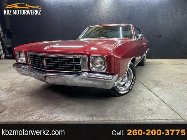 used 1972 Chevrolet Monte Carlo car, priced at $18,495