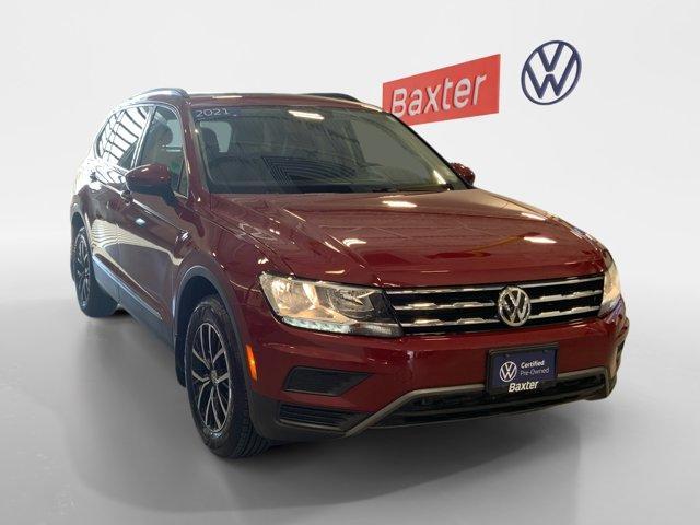 used 2021 Volkswagen Tiguan car, priced at $21,500