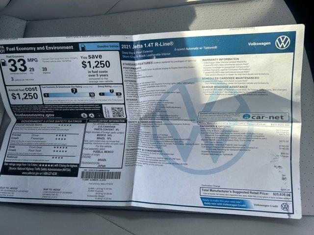 used 2021 Volkswagen Jetta car, priced at $23,495