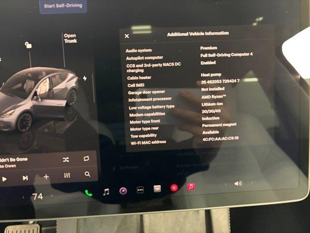 used 2023 Tesla Model Y car, priced at $33,998