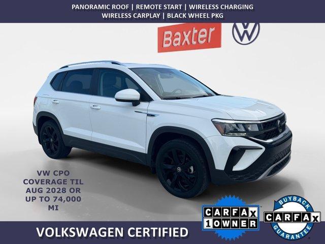used 2022 Volkswagen Taos car, priced at $25,000