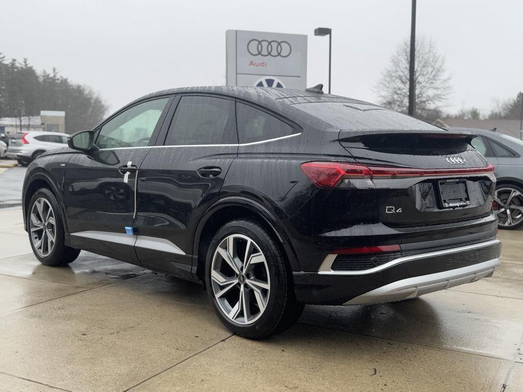 new 2025 Audi Q4 e-tron Sportback car, priced at $65,770