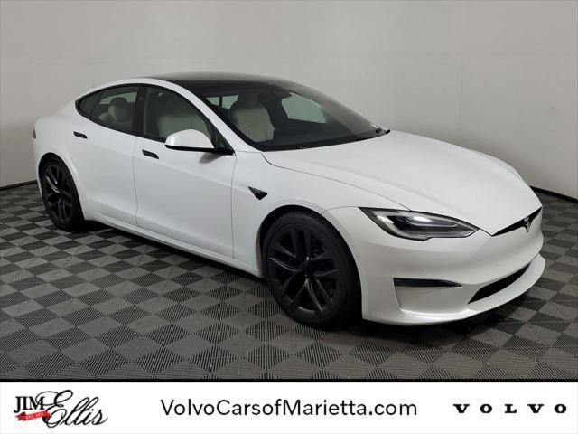 used 2022 Tesla Model S car, priced at $47,600