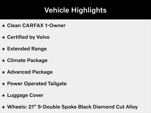 used 2022 Volvo XC60 Recharge Plug-In Hybrid car, priced at $38,500