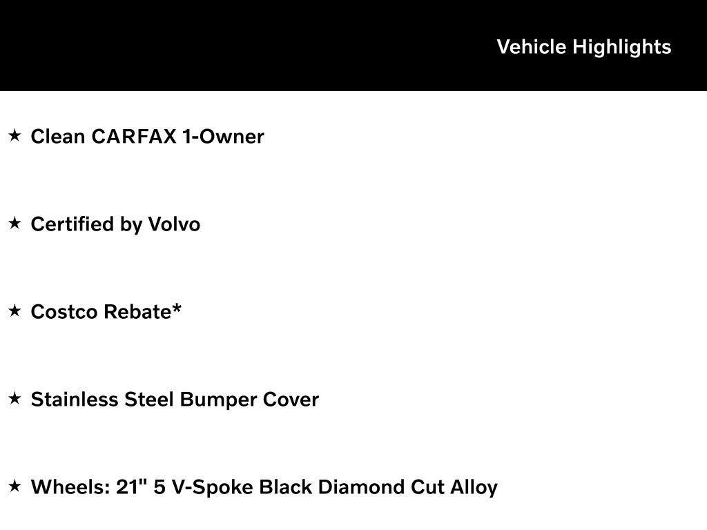 used 2024 Volvo XC90 car, priced at $49,789
