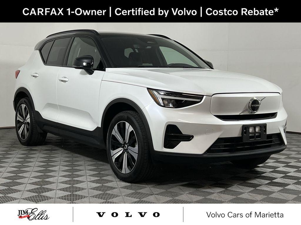 used 2023 Volvo XC40 Recharge Pure Electric car, priced at $27,987