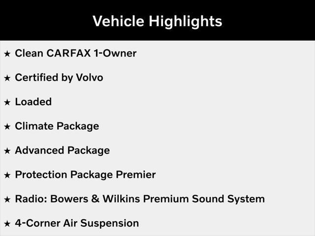 used 2022 Volvo XC60 car, priced at $39,500