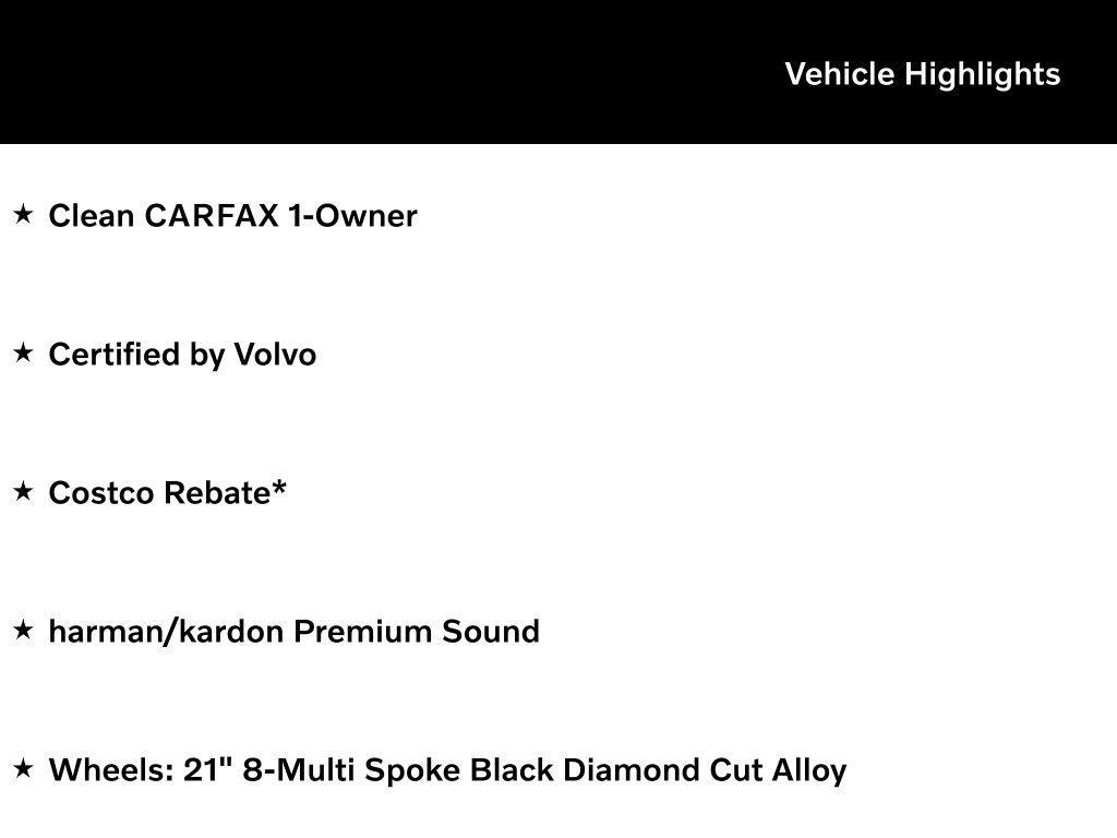 used 2024 Volvo XC90 car, priced at $45,699