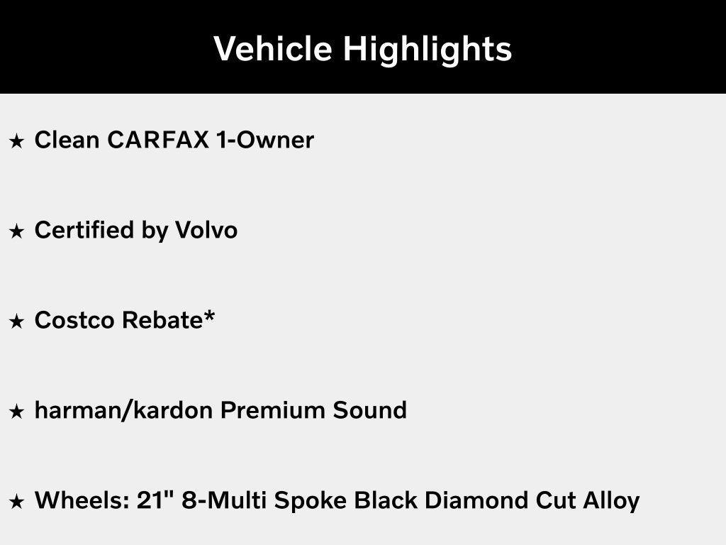 used 2024 Volvo XC90 car, priced at $44,237