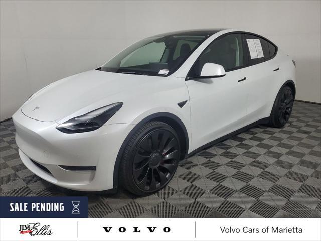 used 2022 Tesla Model Y car, priced at $34,000