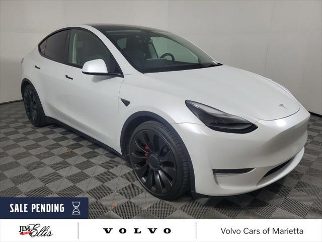 used 2022 Tesla Model Y car, priced at $34,000