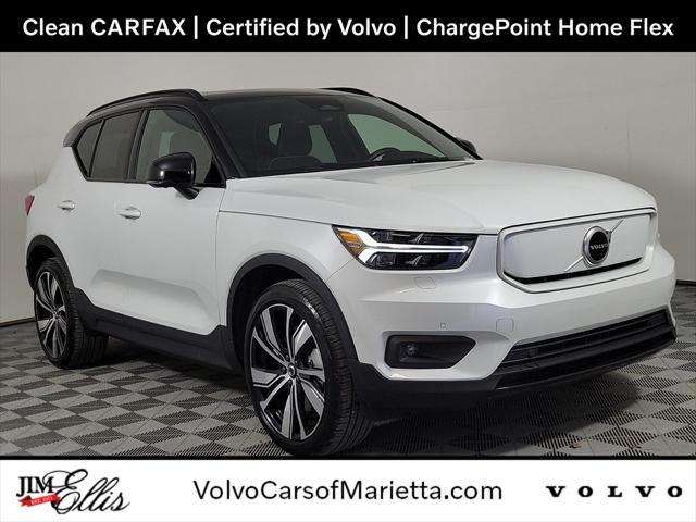 used 2021 Volvo XC40 Recharge Pure Electric car, priced at $30,700