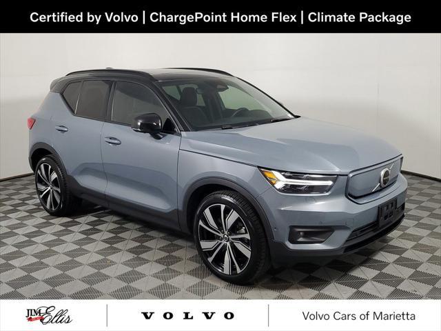 used 2022 Volvo XC40 Recharge Pure Electric car, priced at $29,000