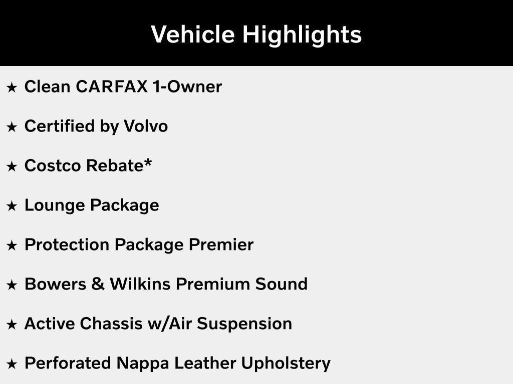 used 2024 Volvo XC90 Recharge Plug-In Hybrid car, priced at $54,951