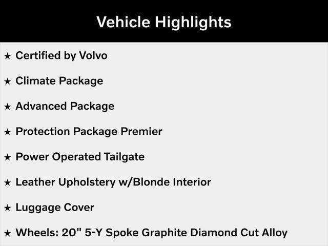 used 2022 Volvo XC60 car, priced at $30,500