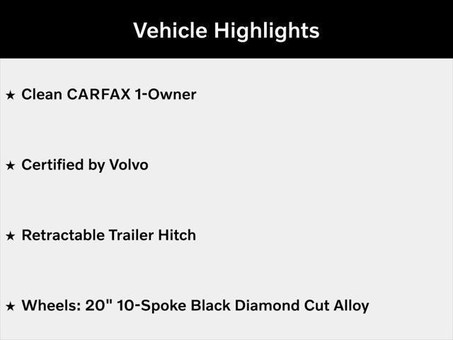 used 2024 Volvo XC90 car, priced at $47,600