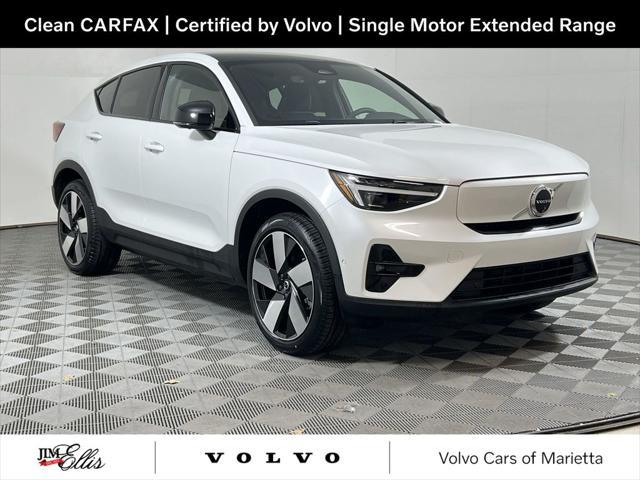 used 2024 Volvo C40 Recharge Pure Electric car, priced at $40,000