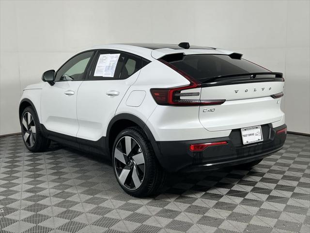 used 2024 Volvo C40 Recharge Pure Electric car, priced at $40,000