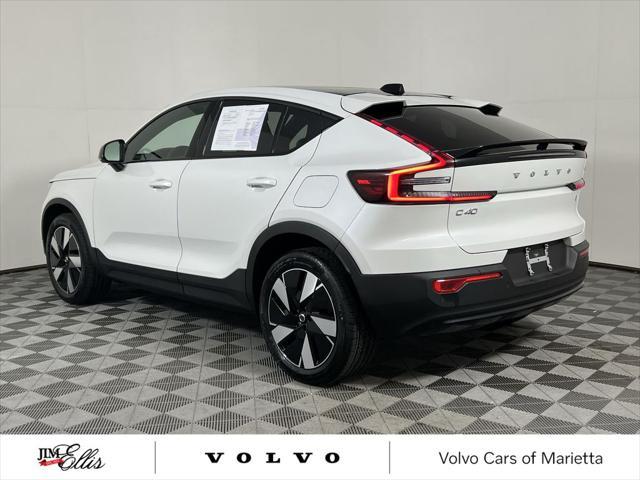 used 2024 Volvo C40 Recharge Pure Electric car, priced at $35,000