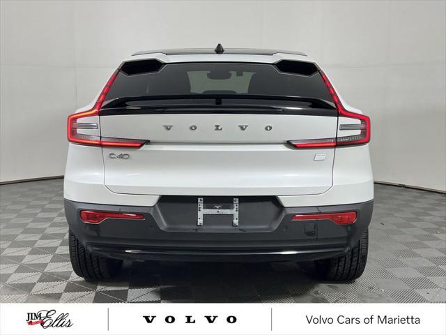 used 2024 Volvo C40 Recharge Pure Electric car, priced at $35,000