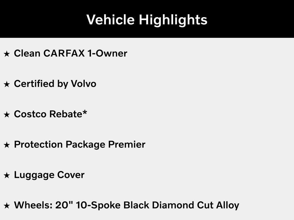 used 2024 Volvo XC90 car, priced at $46,987