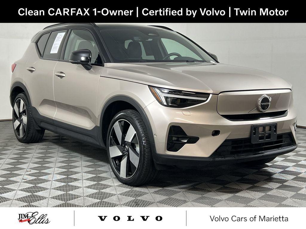 used 2024 Volvo XC40 Recharge Pure Electric car, priced at $40,992