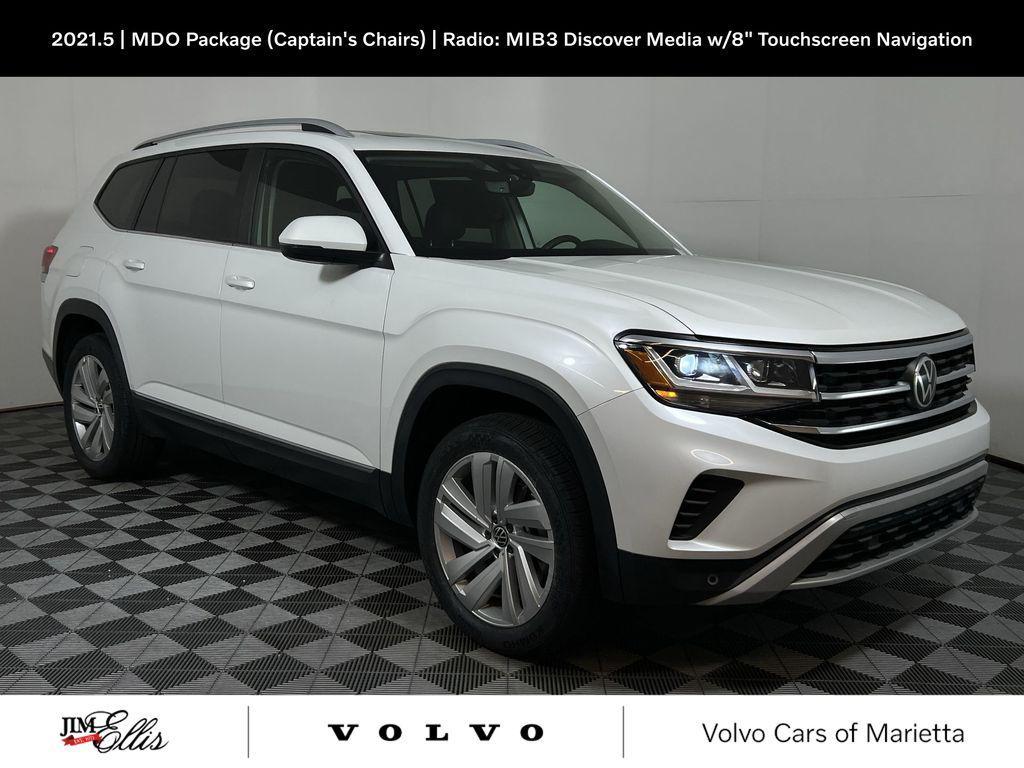 used 2021 Volkswagen Atlas car, priced at $24,348