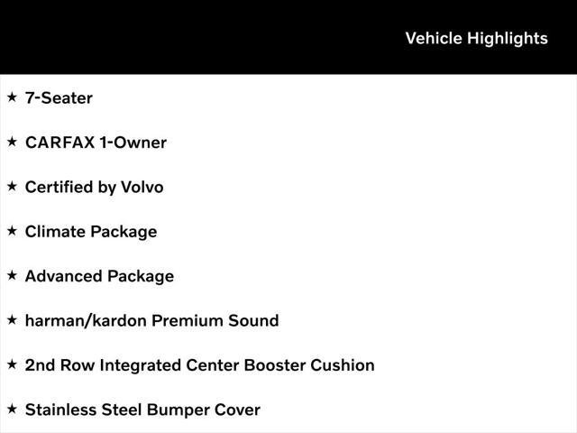 used 2022 Volvo XC90 car, priced at $43,000