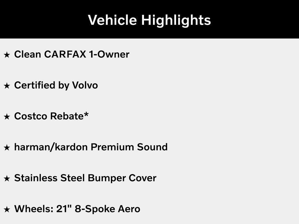 used 2024 Volvo XC90 Recharge Plug-In Hybrid car, priced at $50,739