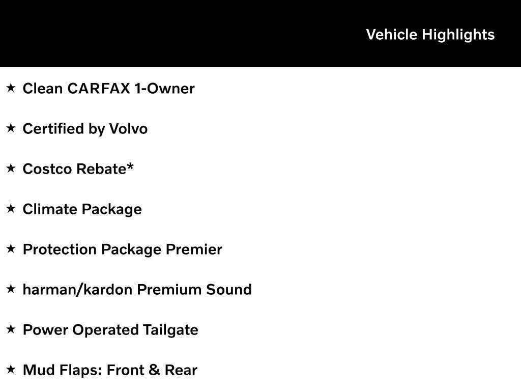 used 2024 Volvo XC60 car, priced at $43,890