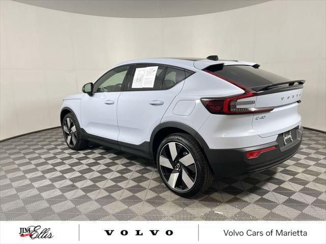 used 2024 Volvo C40 Recharge Pure Electric car, priced at $40,000