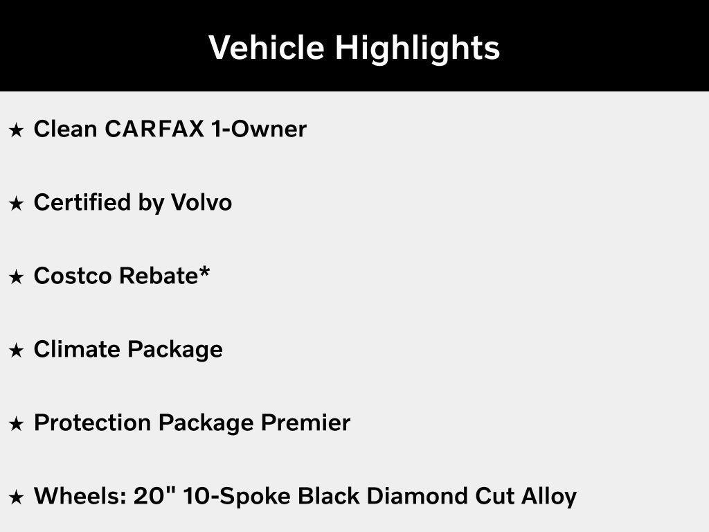 used 2024 Volvo XC90 car, priced at $39,861