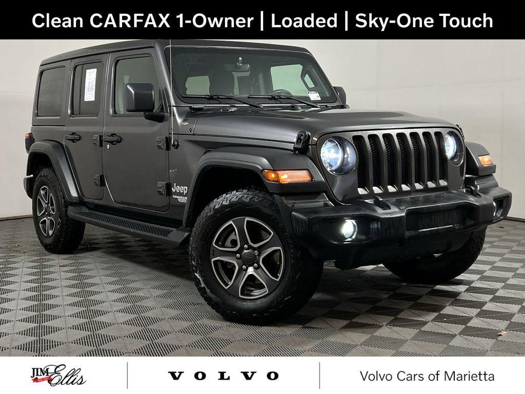 used 2021 Jeep Wrangler Unlimited car, priced at $28,483