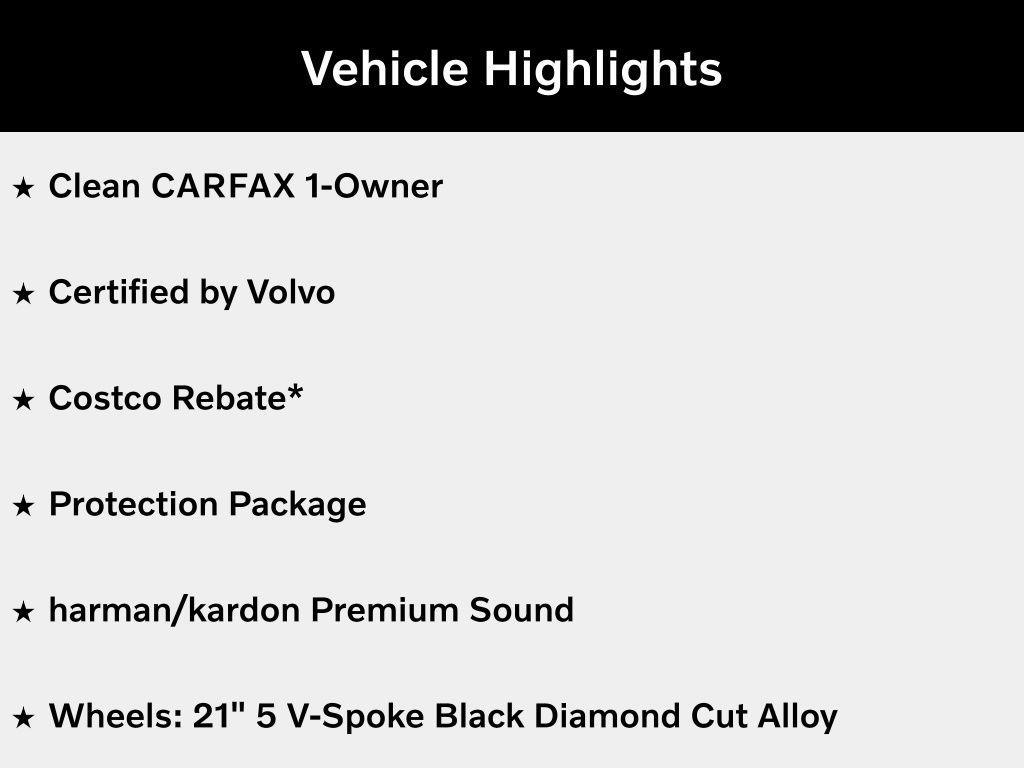 used 2024 Volvo XC90 car, priced at $42,552