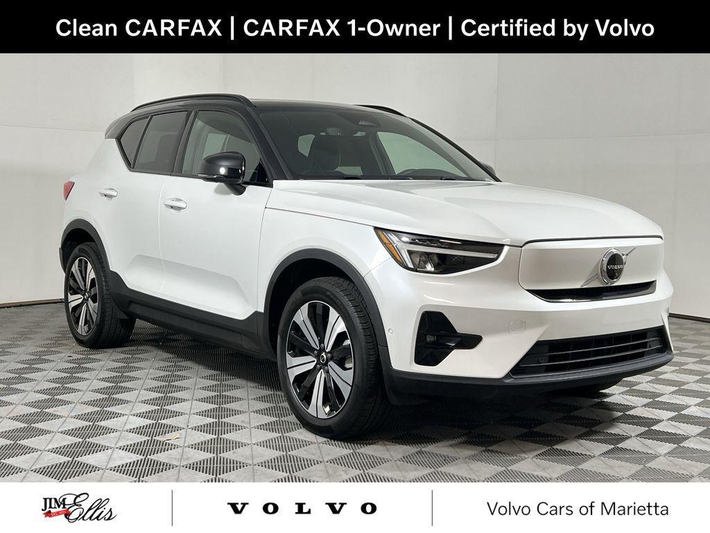 used 2023 Volvo XC40 Recharge Pure Electric car, priced at $29,663