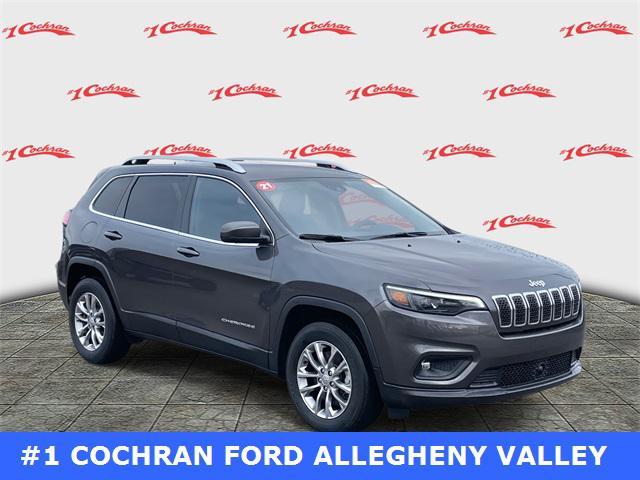 used 2021 Jeep Cherokee car, priced at $23,763