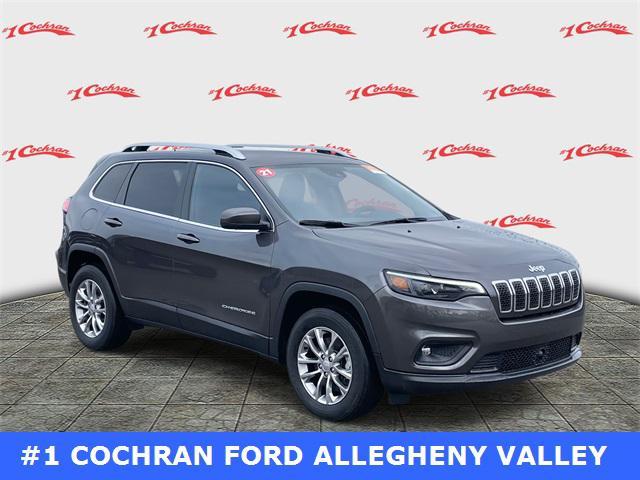 used 2021 Jeep Cherokee car, priced at $21,606