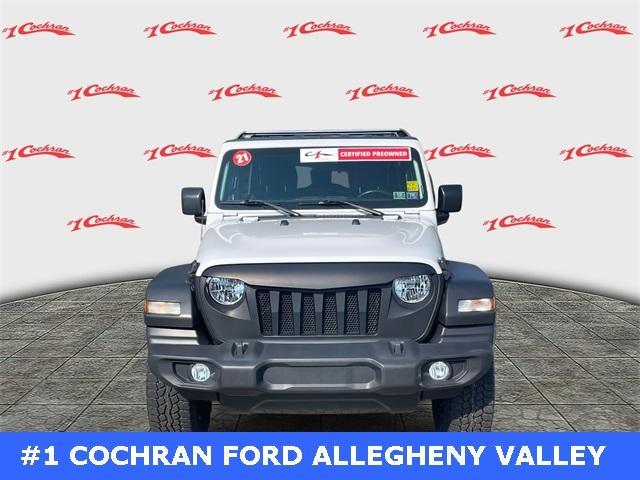 used 2021 Jeep Wrangler Unlimited car, priced at $28,845